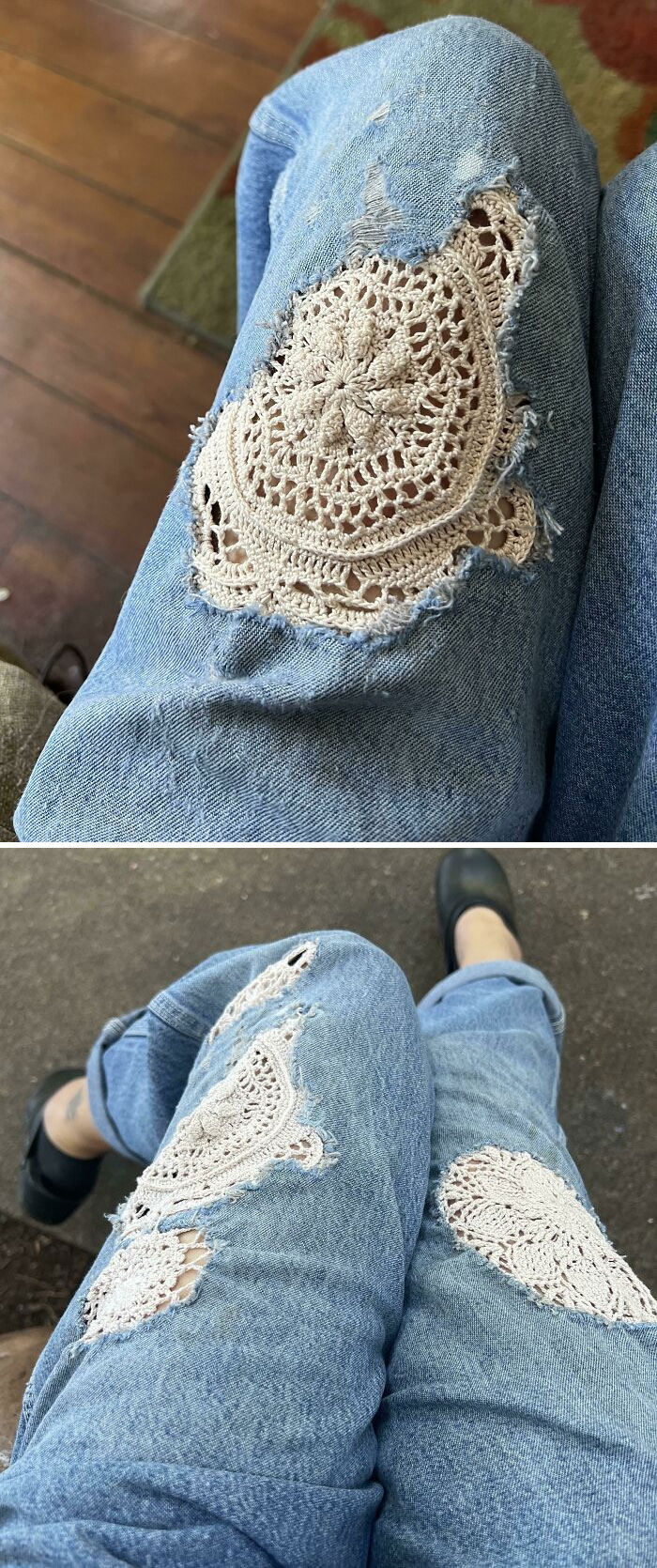 My Favorite Overalls Might Eventually Be More Crochet Cotton Than Denim