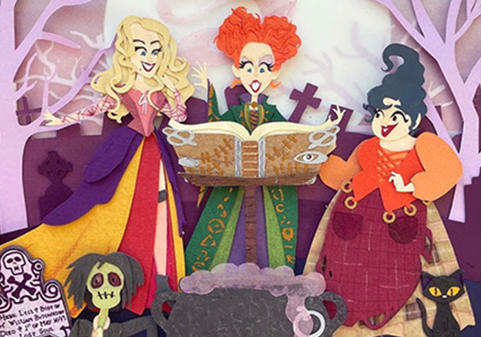 23 Of My Favorite Witches That I Created Using Paper Art