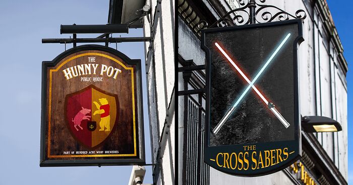 Our 20 Traditional Pub Signs Inspired By TV Series And Movies