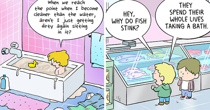 50 Comics That Feature Ironic Twists And Peculiar Humor By This Artist (New Pics)