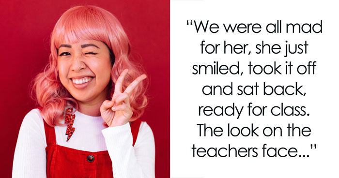 “Smiled, Took It Off”: Student Maliciously Complies, Takes Off Her Wig As Per Teacher’s Demands